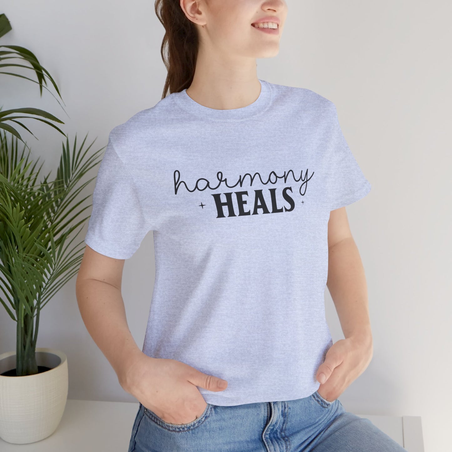 Harmony Heals Short Sleeve T Shirt - JOURNAL VENUE