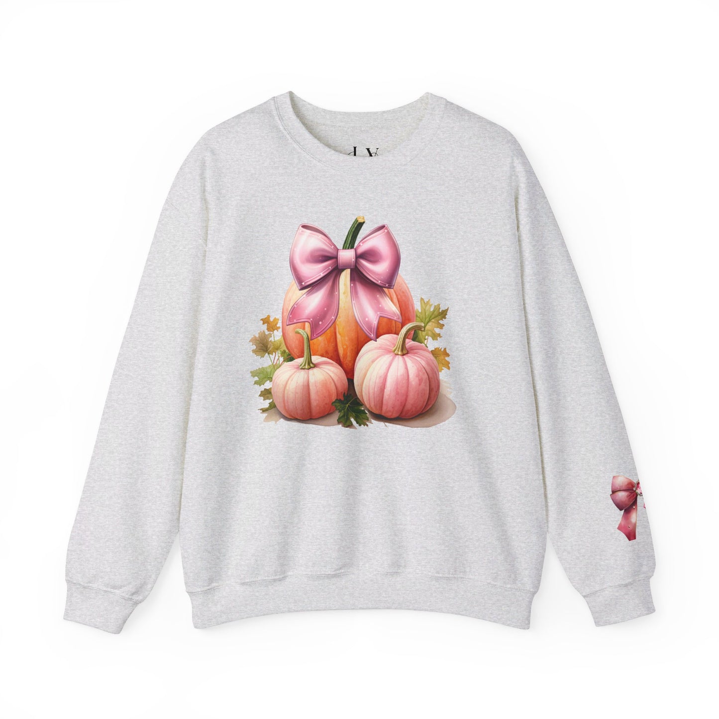 Pink Coquette Pumpkin Crewneck Sweatshirt