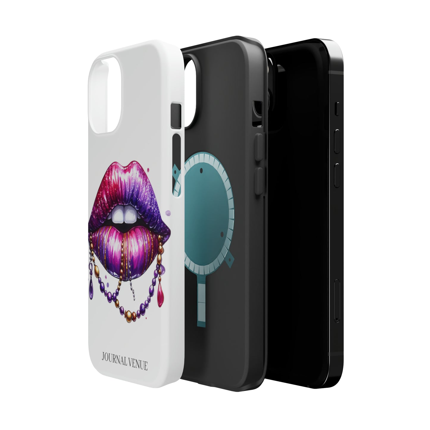 Mardi Gras Pearl Lips Iphone Cases - JOURNAL VENUE