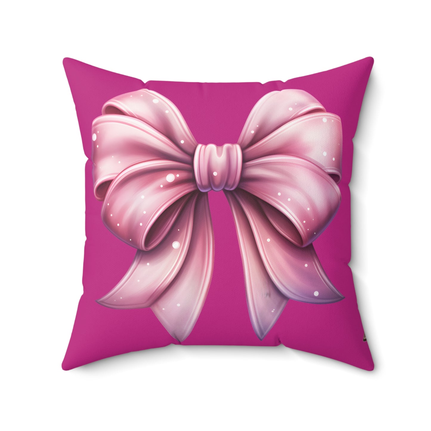 Pink Coquette & Floral Book Square Pillow - JOURNAL VENUE