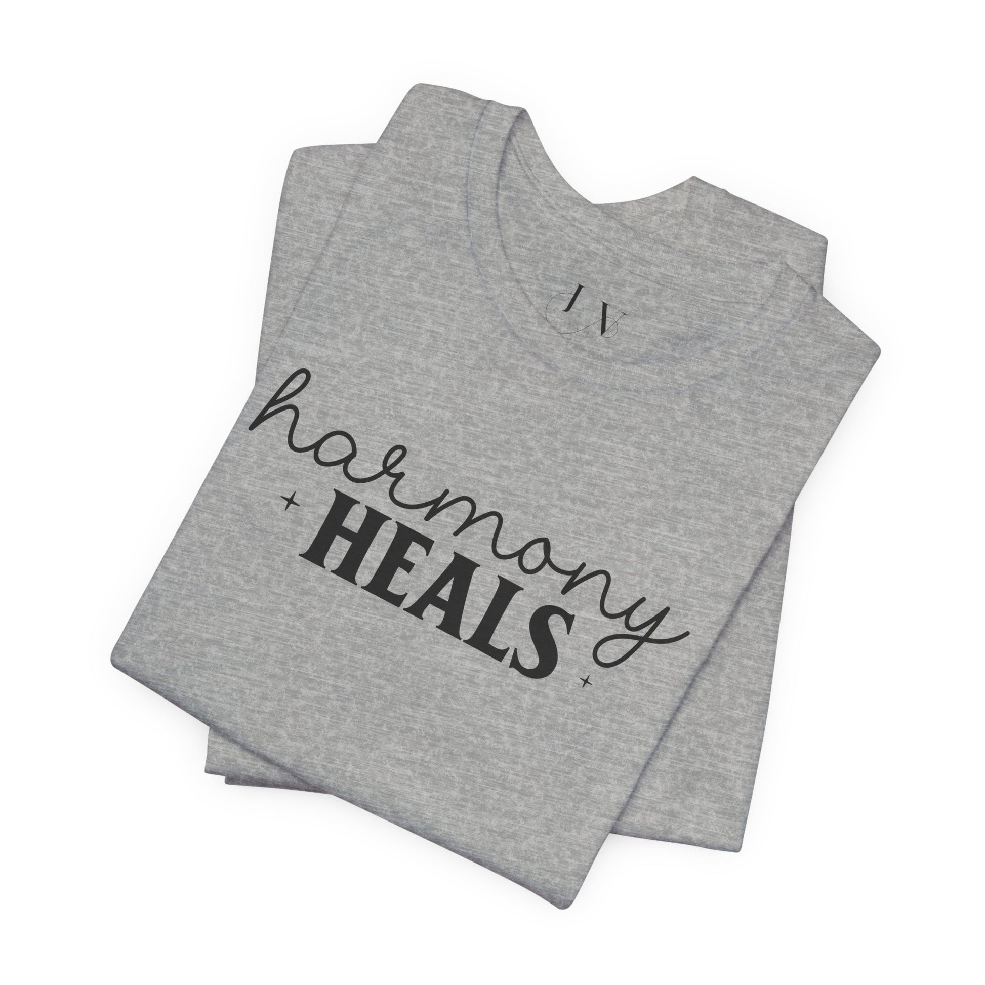 Harmony Heals Self Care Short Sleeve Tee - JOURNAL VENUE