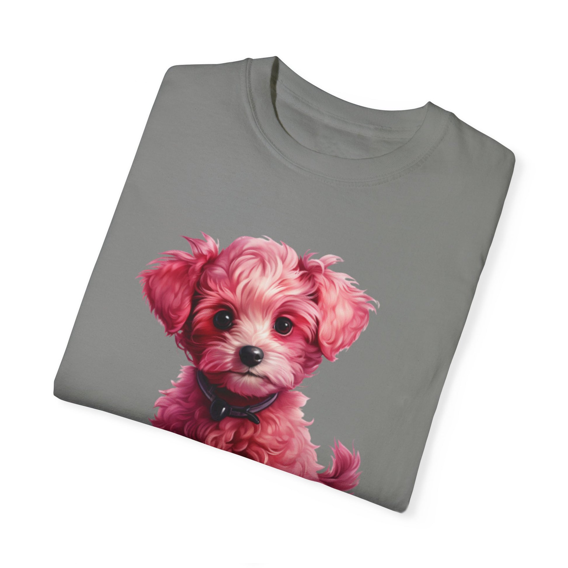 Cute Pink Poodle T-shirt - JOURNAL VENUE