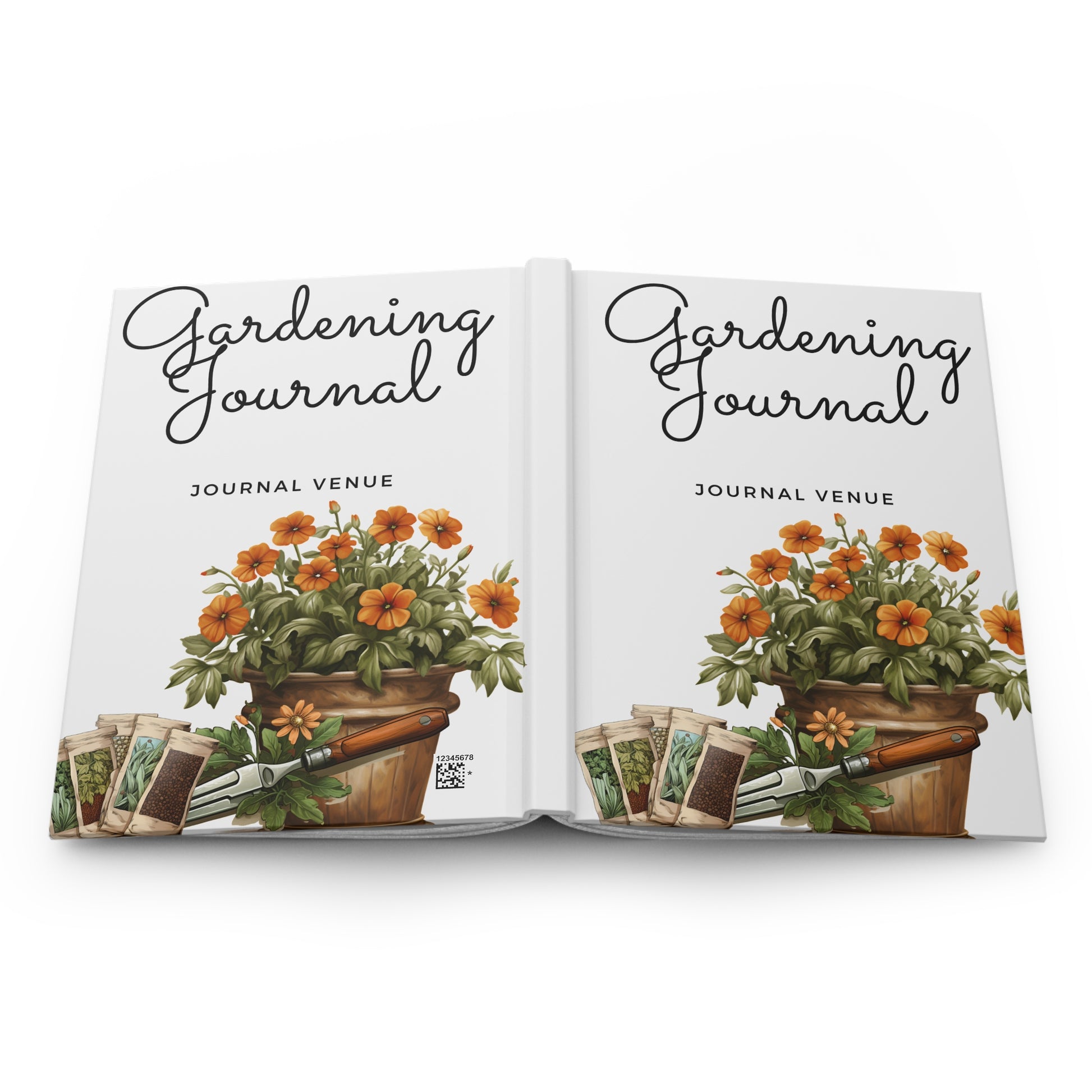 Summer Gardening Journal Planner - Front and Back Cover