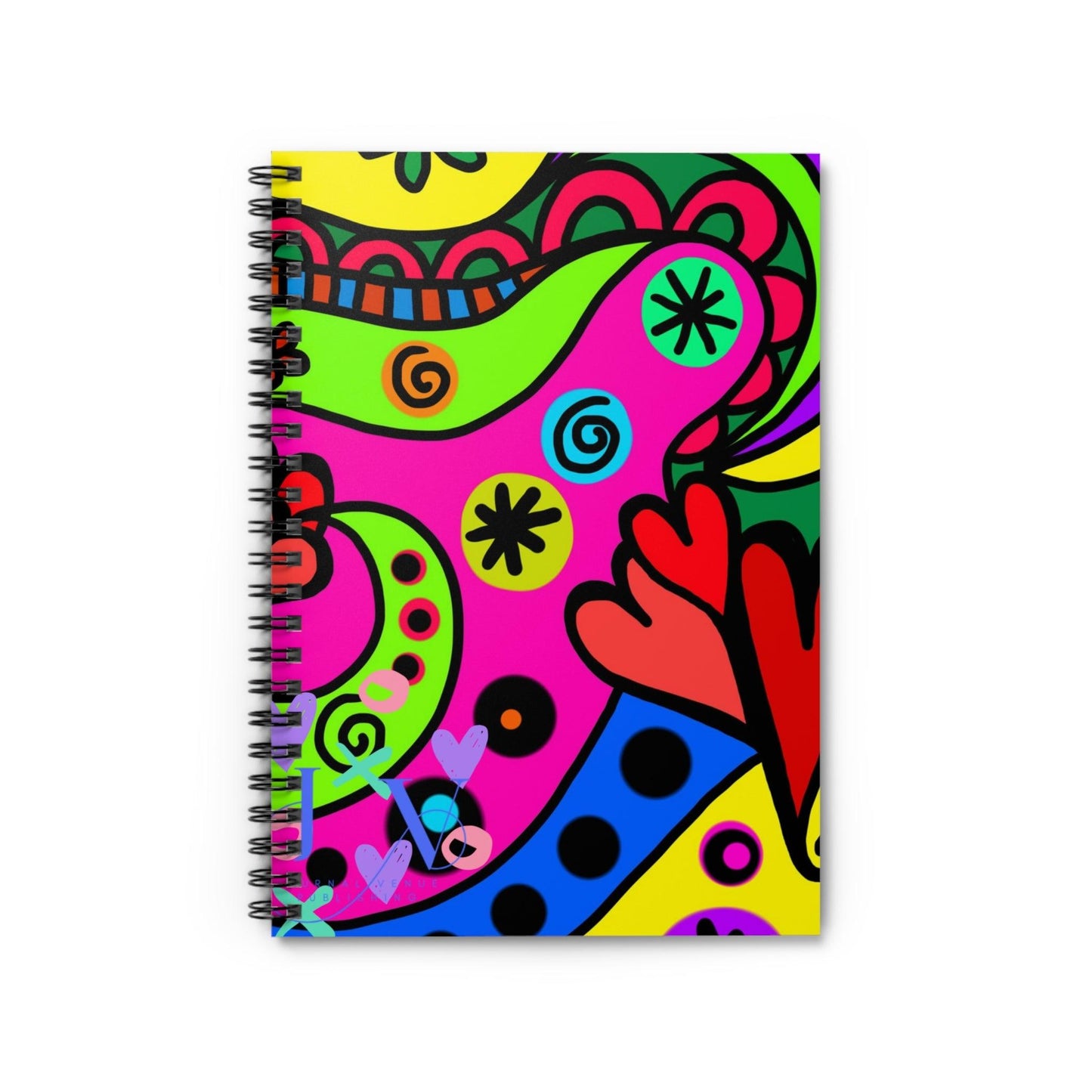 Colored Design Spiral Notebooks - JOURNAL VENUE