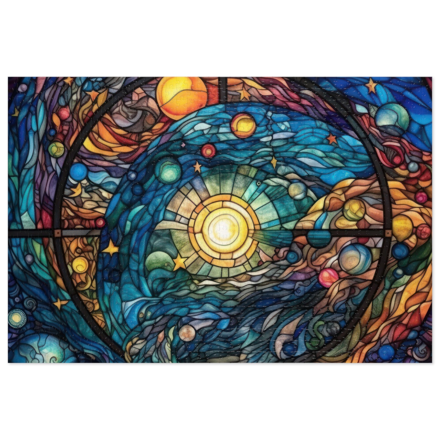 Heavenly Stained Glass Jigsaw Puzzle - JOURNAL VENUE