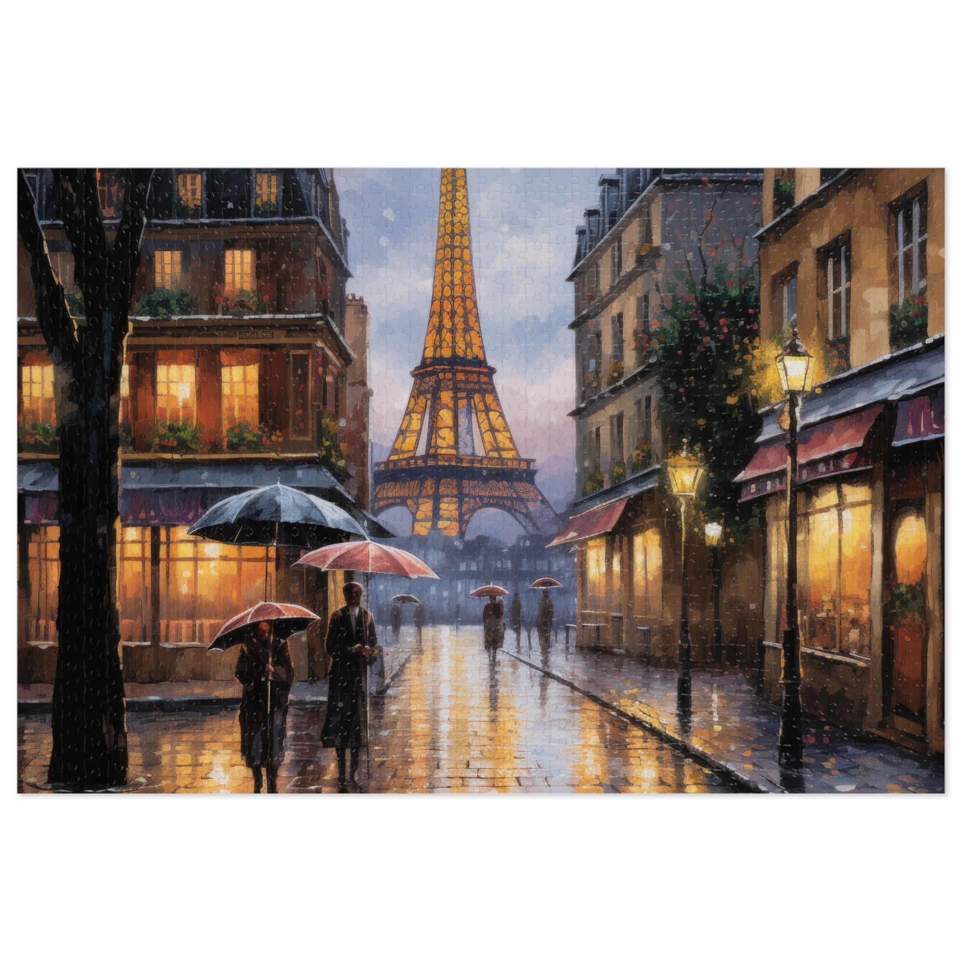 City Of Love Street Night Jigsaw Puzzle - JOURNAL VENUE