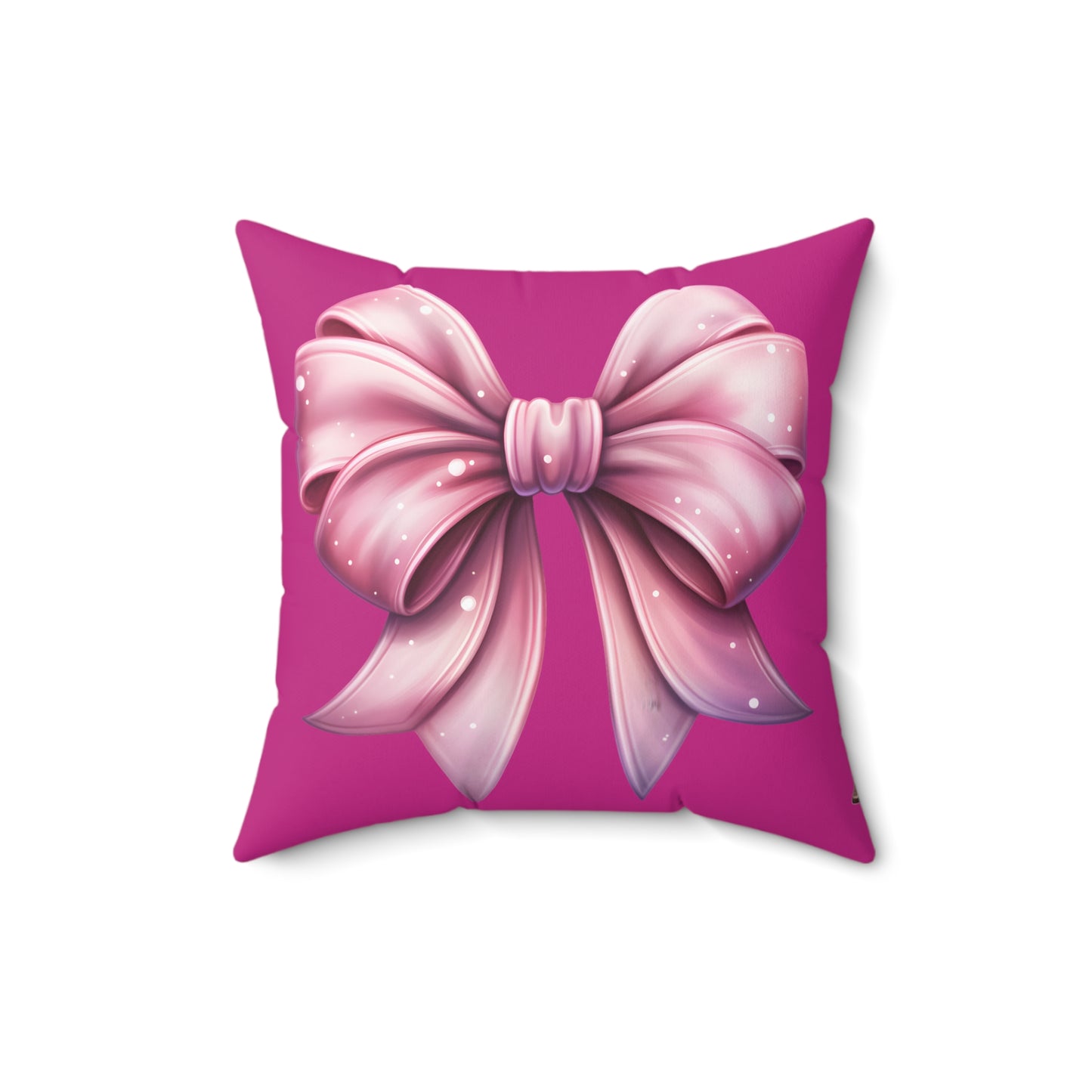 Pink Coquette & Floral Book Square Pillow - JOURNAL VENUE