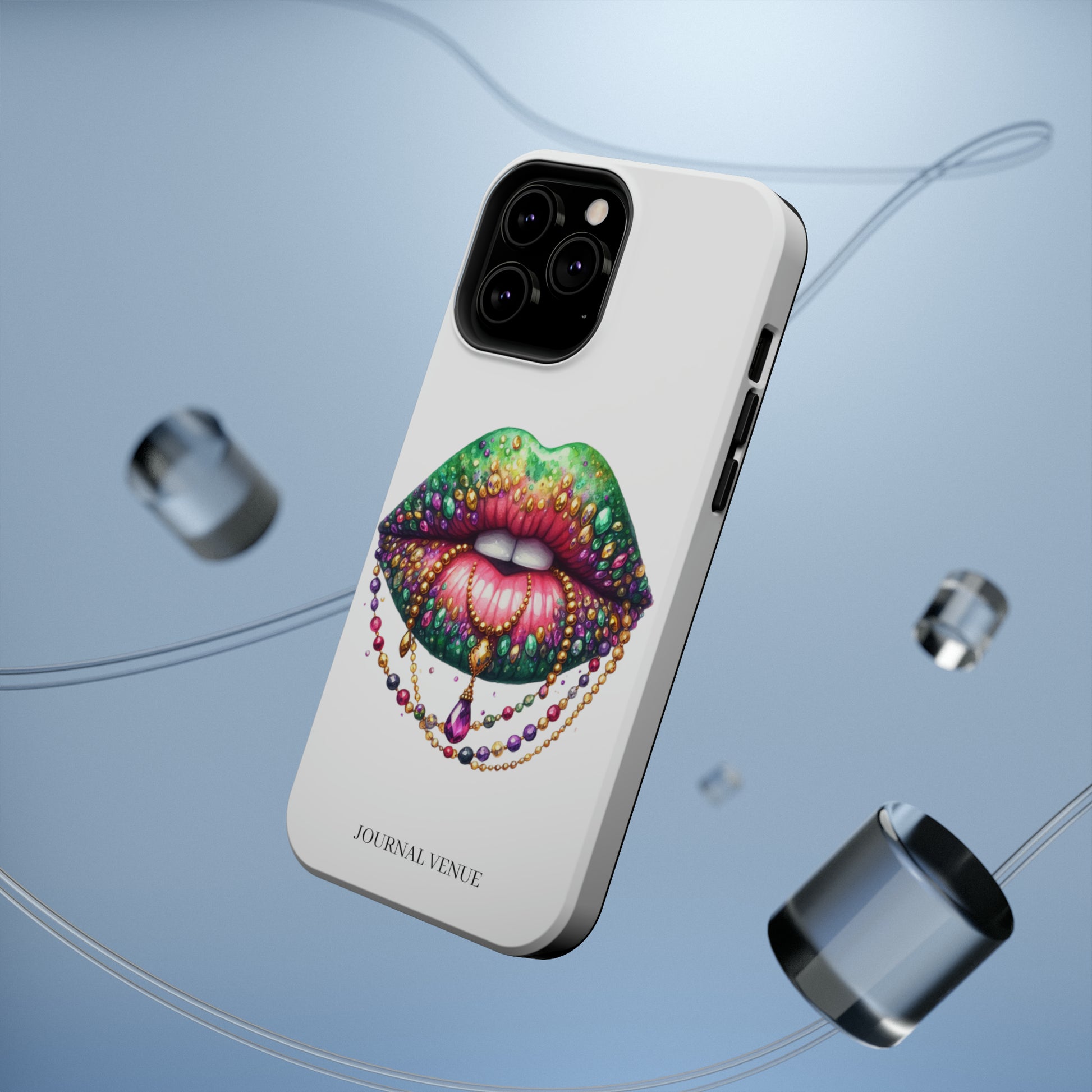 Jeweled Mardi Gras Lip MagSafe Tough Iphone Cases - JOURNAL VENUE