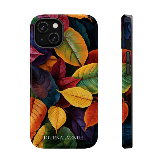 Colorful Rainbow Leaves  Iphone Cases - JOURNAL VENUE