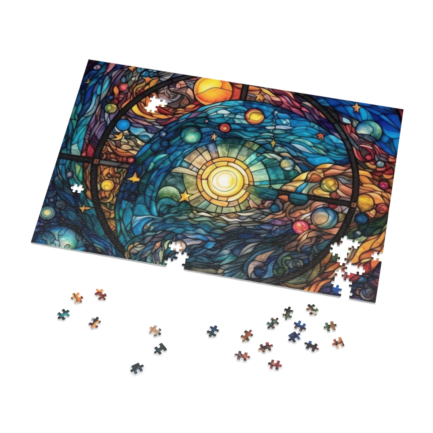 Heavenly Stained Glass Jigsaw Puzzle - JOURNAL VENUE