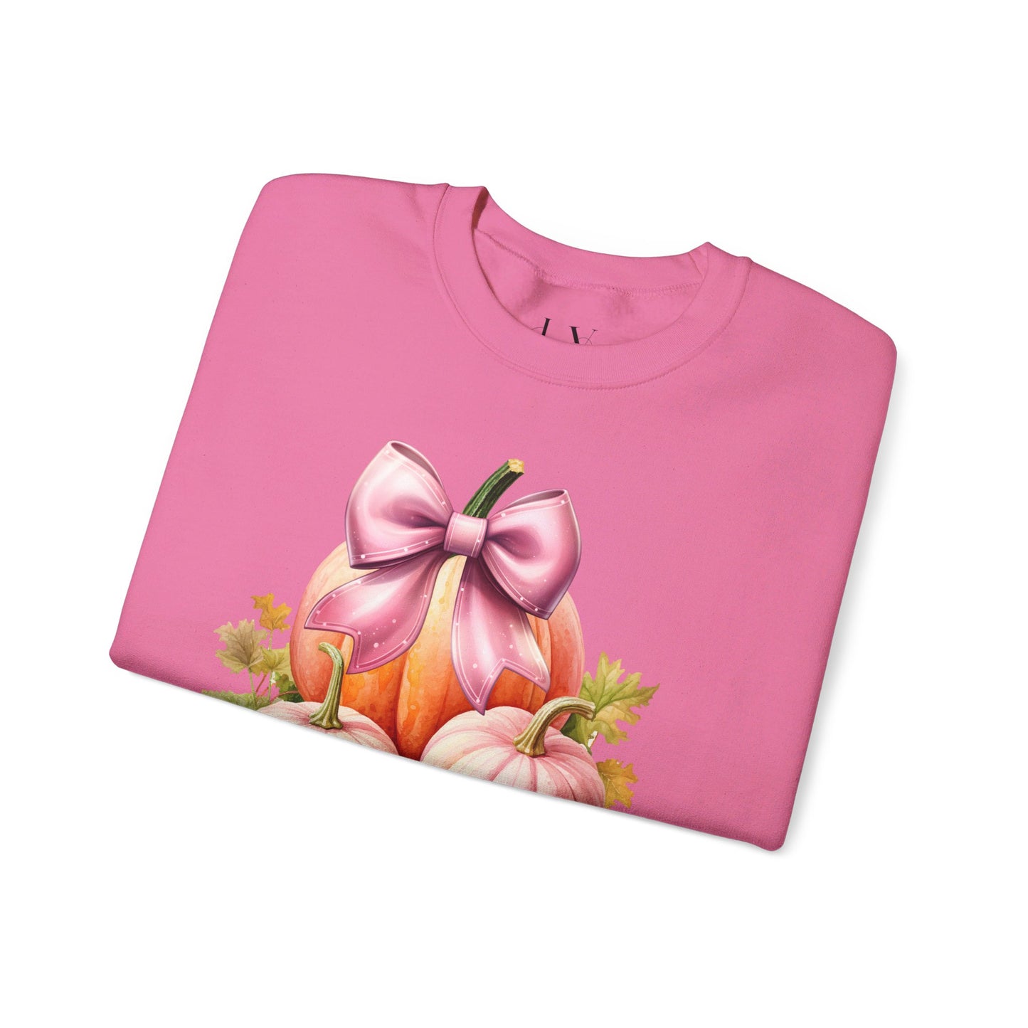 Pink Coquette Pumpkin Crewneck Sweatshirt