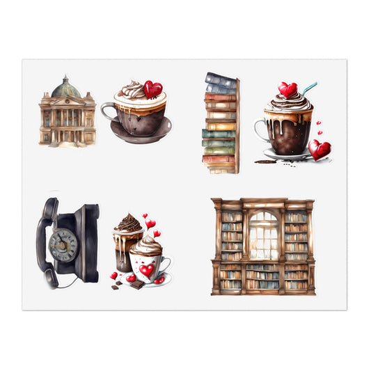 Bookworm Sticker Sheet Bundle - JOURNAL VENUE