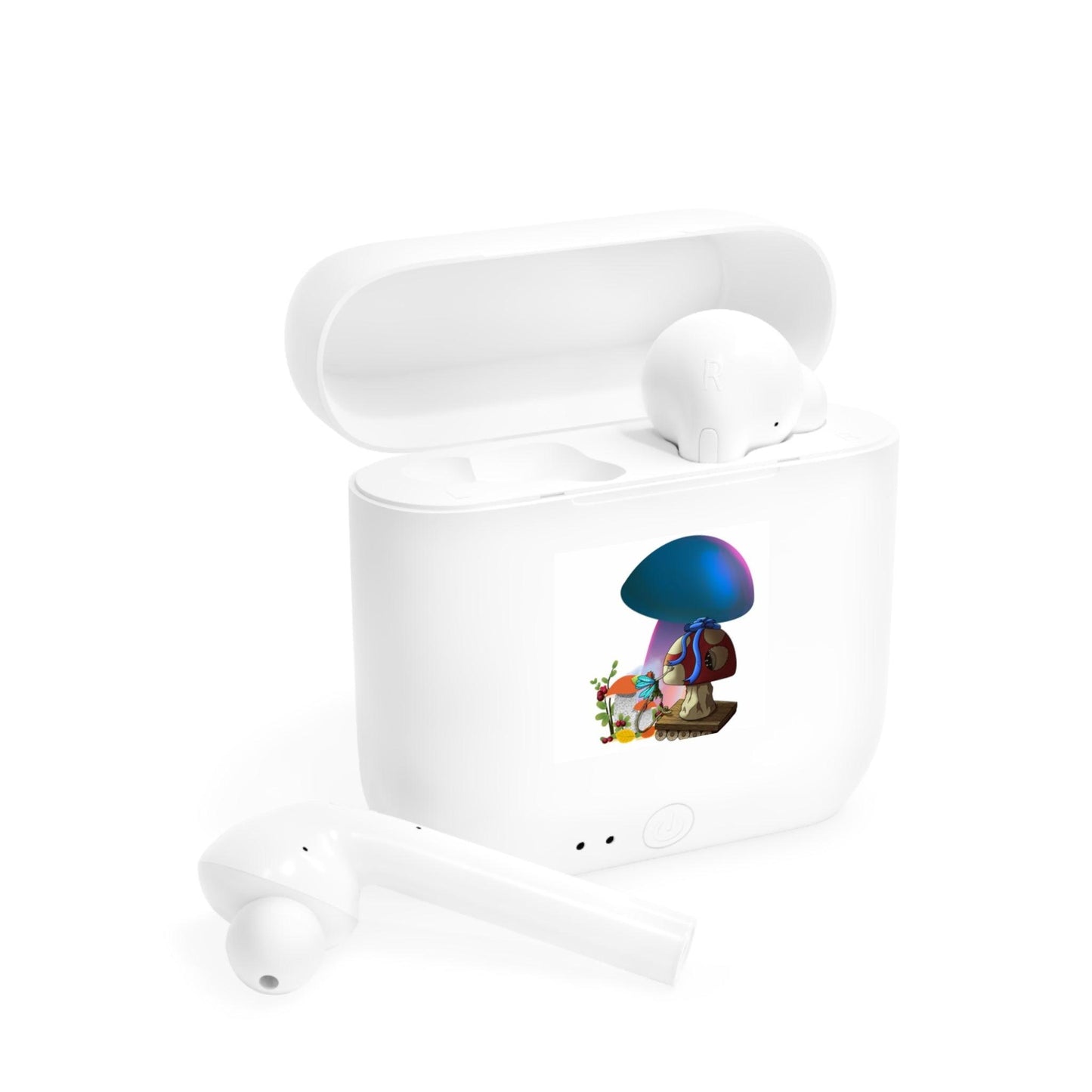 Mushroom Wireless Earbuds With Case - JOURNAL VENUE