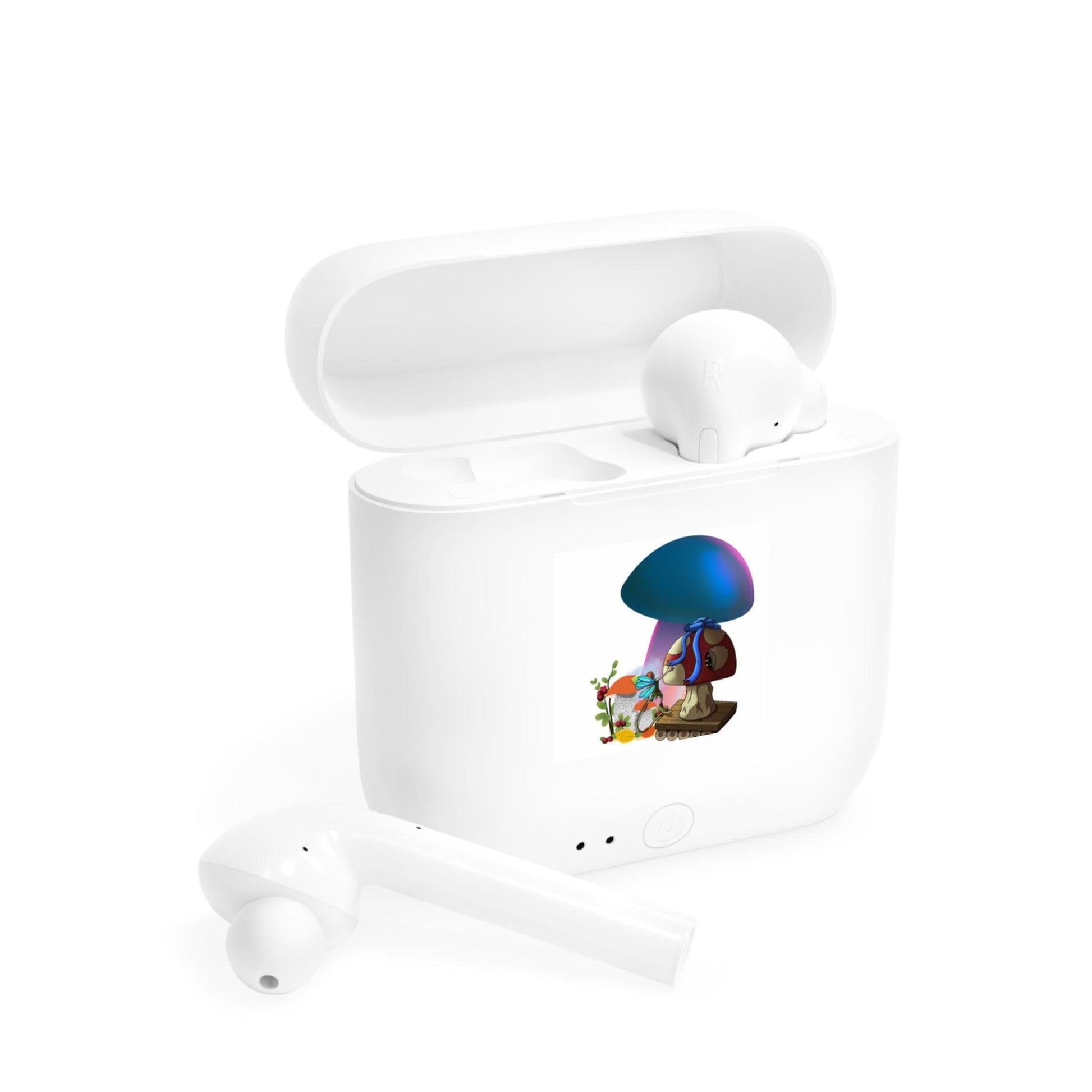 Mushroom Wireless Earbuds With Case - JOURNAL VENUE