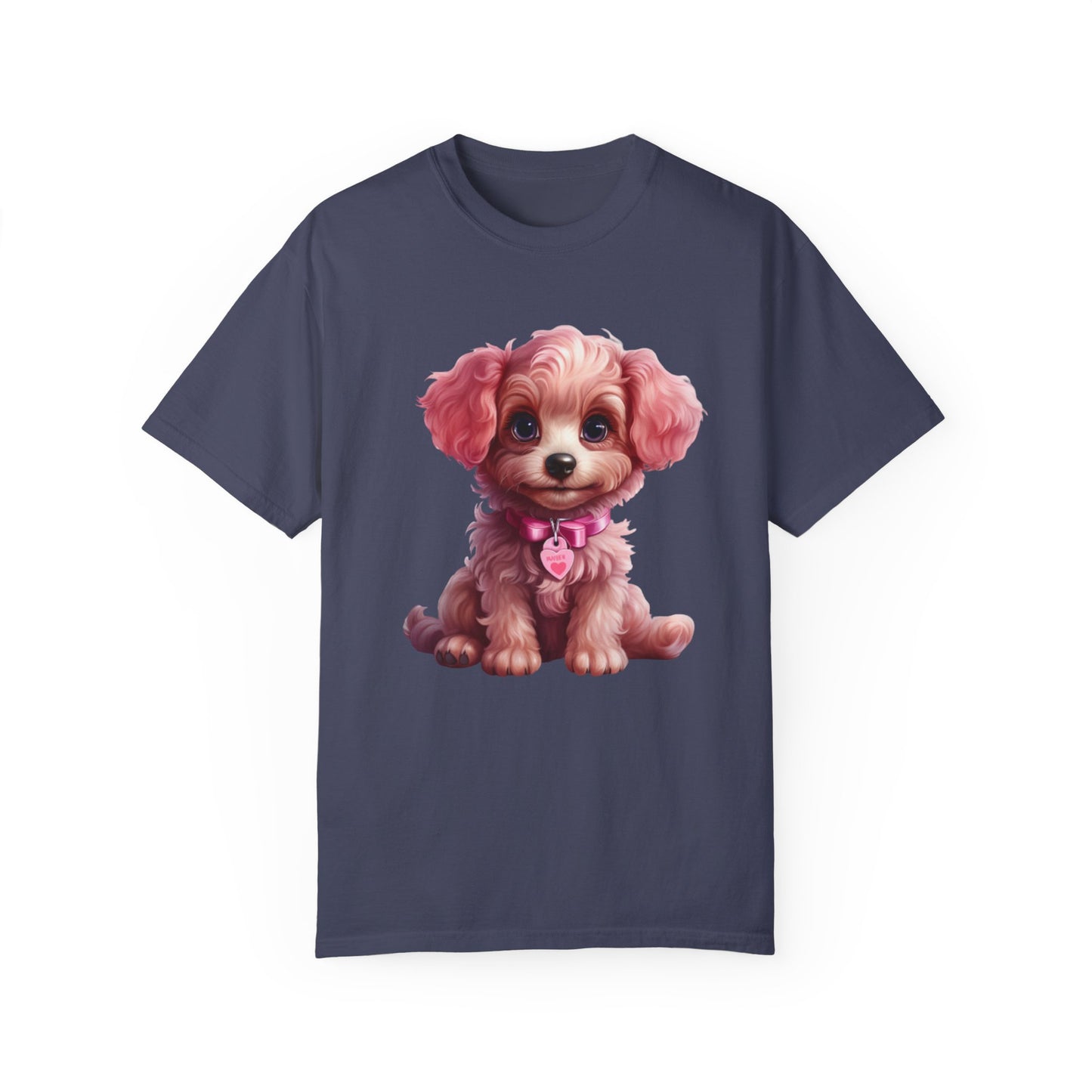 Pink Poodle Comfort Colors T-shirt - JOURNAL VENUE