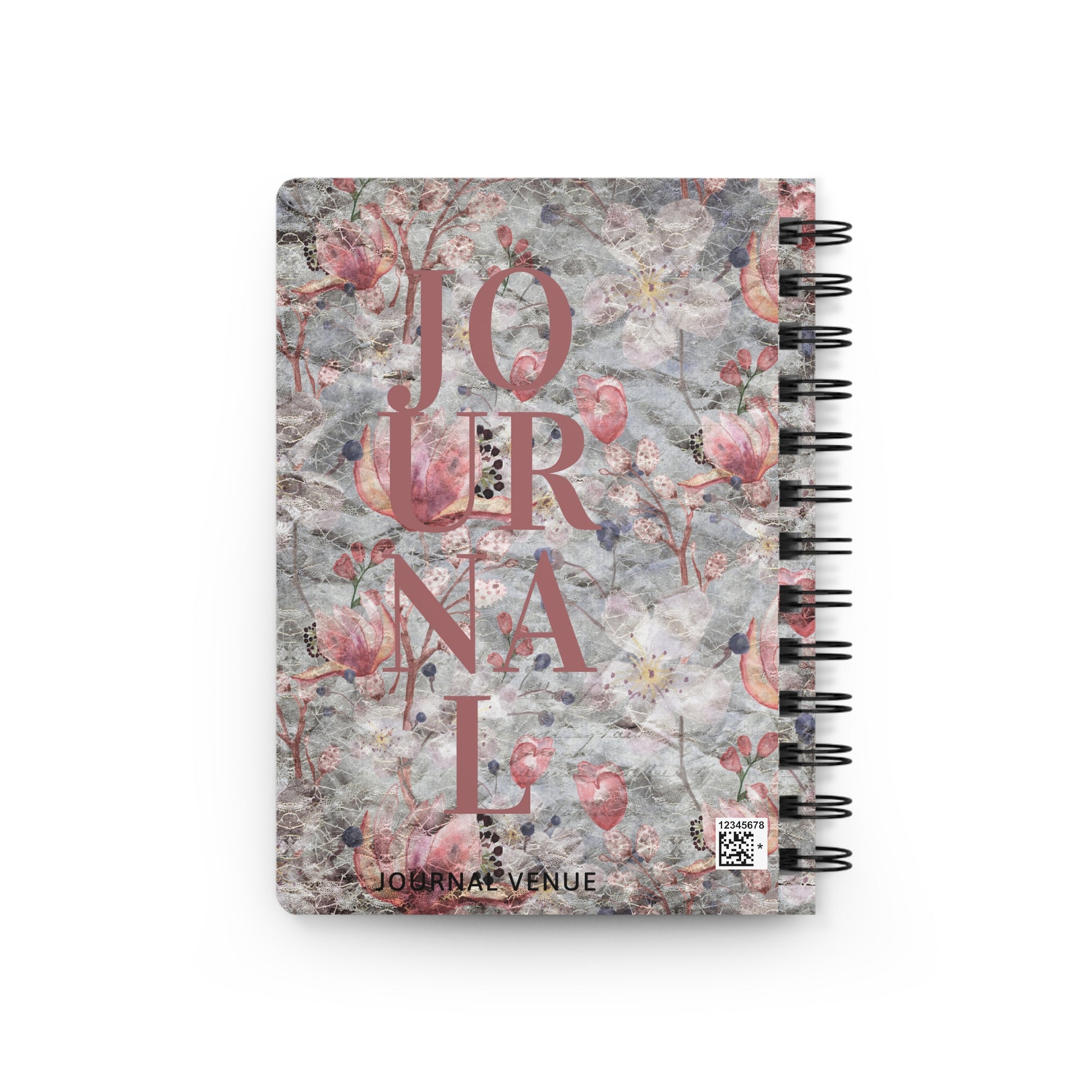 Floral Spiral Bound Journal - JOURNAL VENUE