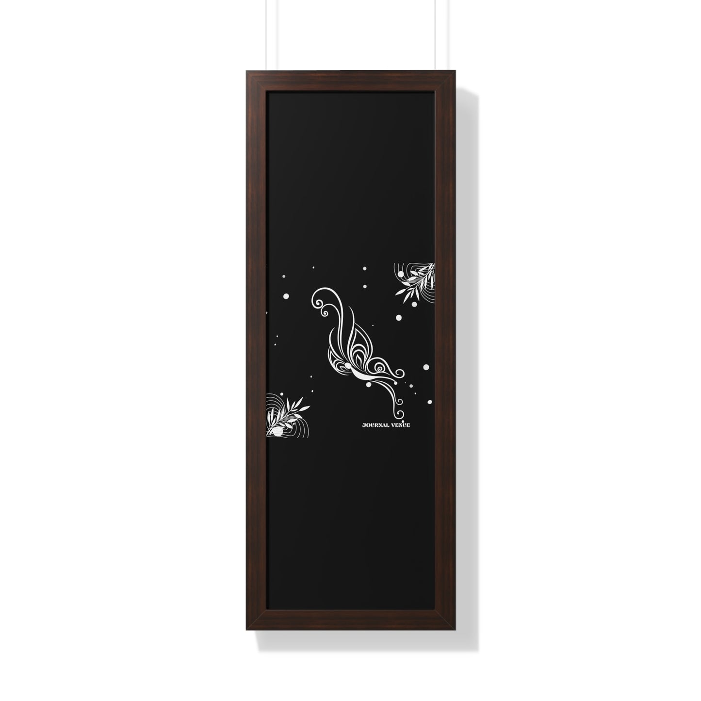 Whimsical Butterfly Framed Vertical Wall Art  Poster - JOURNAL VENUE