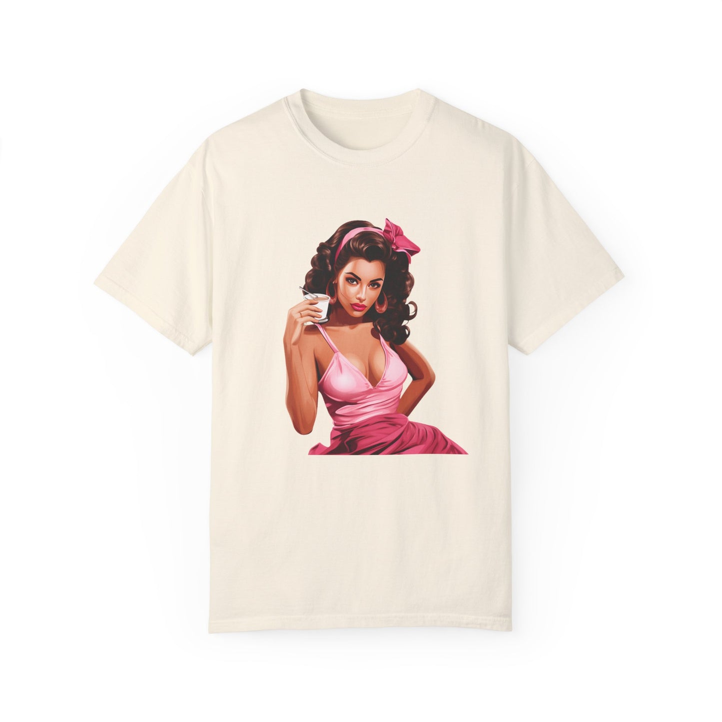 Vintage Mom Pin Up Coffee Girl T-shirt - JOURNAL VENUE