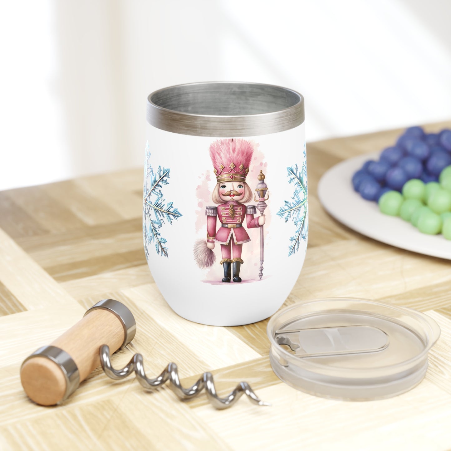 Christmas Nutcracker Wine Tumbler - JOURNAL VENUE