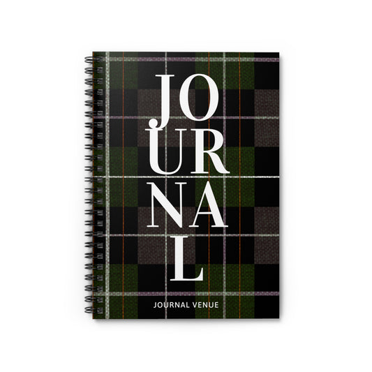 Plaid Journal Notebooks For Writing - JOURNAL VENUE