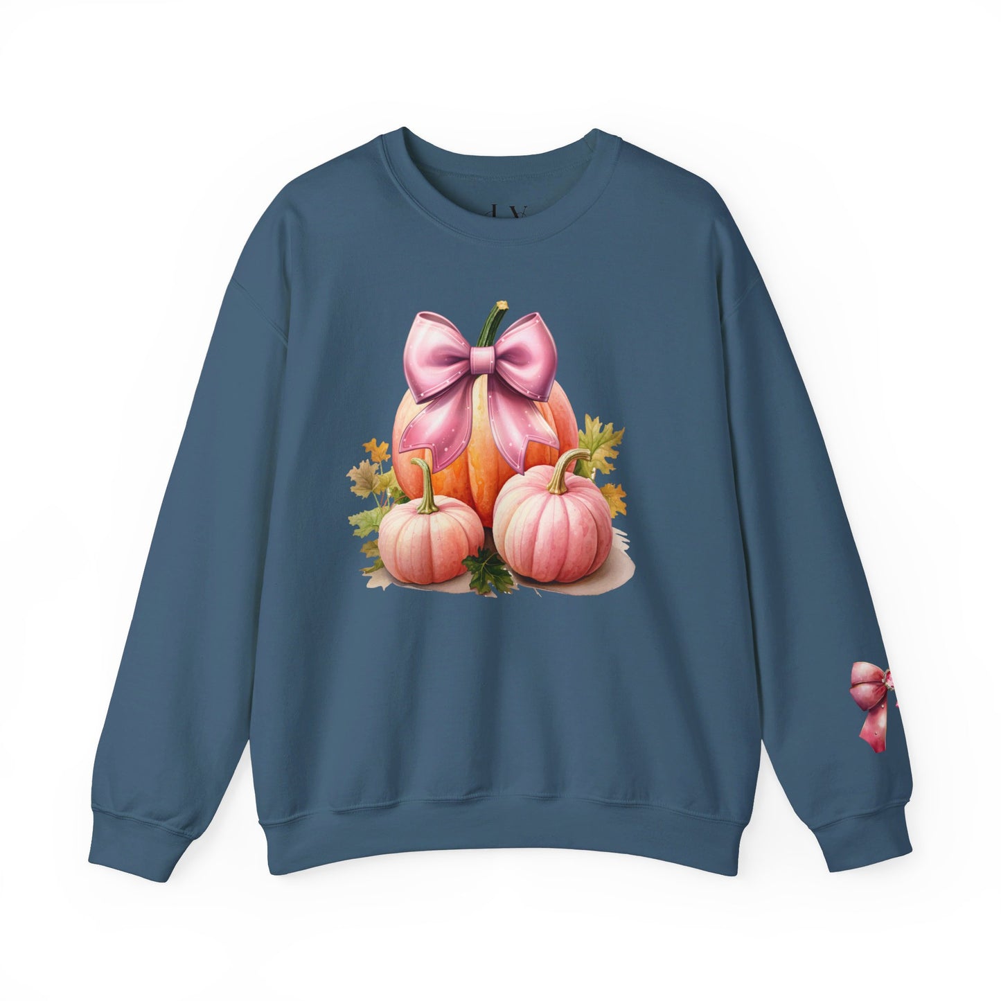 Pink Coquette Pumpkin Crewneck Sweatshirt