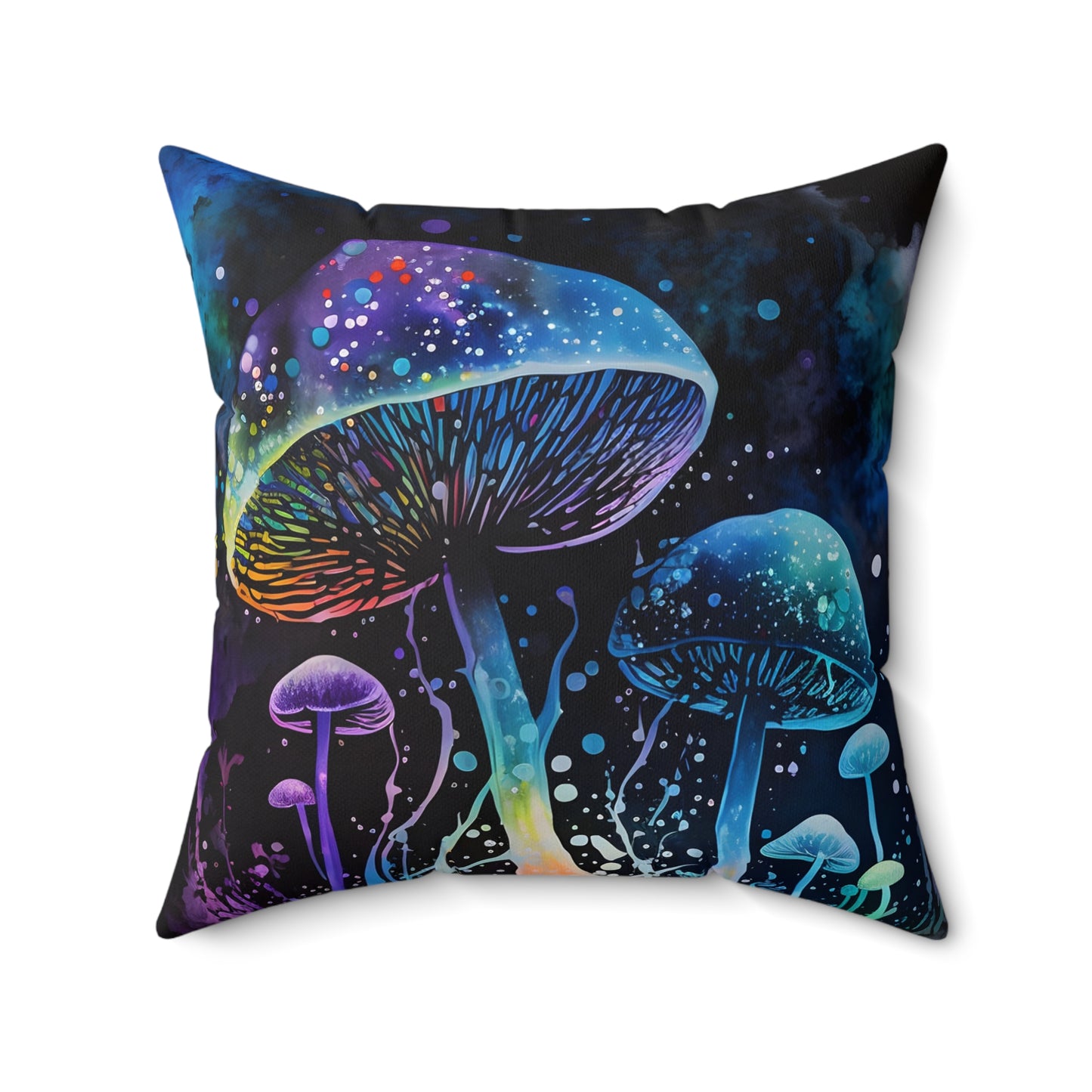 Cute Wild Mushroom Square Pillow - JOURNAL VENUE