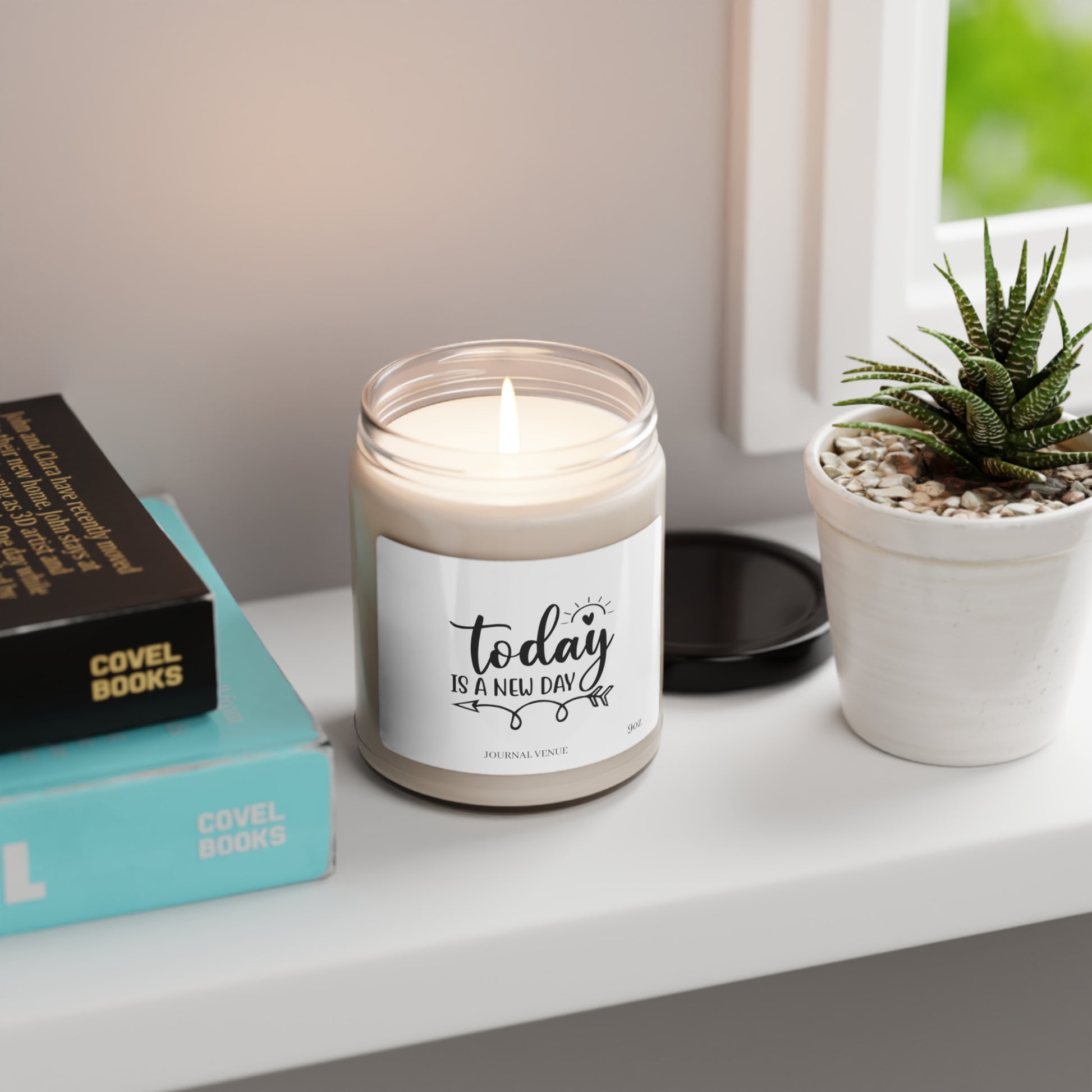 Today is a New Day Scented Soy Candle - JOURNAL VENUE