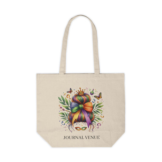 Crowned Bun Shopping Tote Bag - JOURNAL VENUE