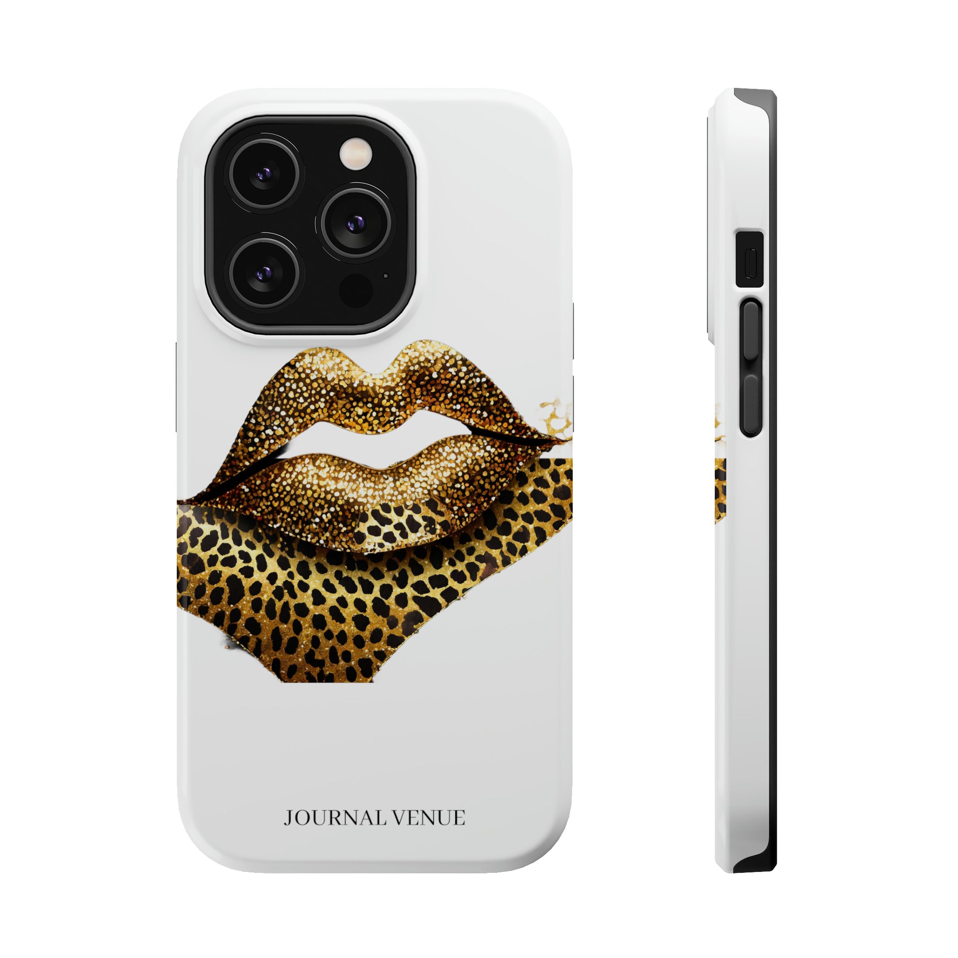 Cute Leopard Glitter Lip Iphone Cases - JOURNAL VENUE