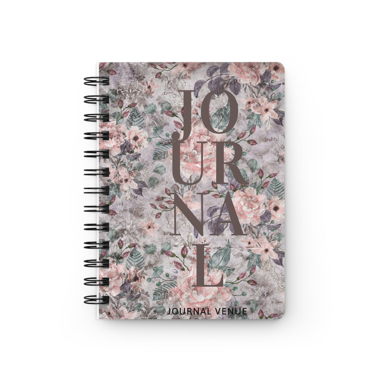 Floral spiral Notebooks And Journals - JOURNAL VENUE