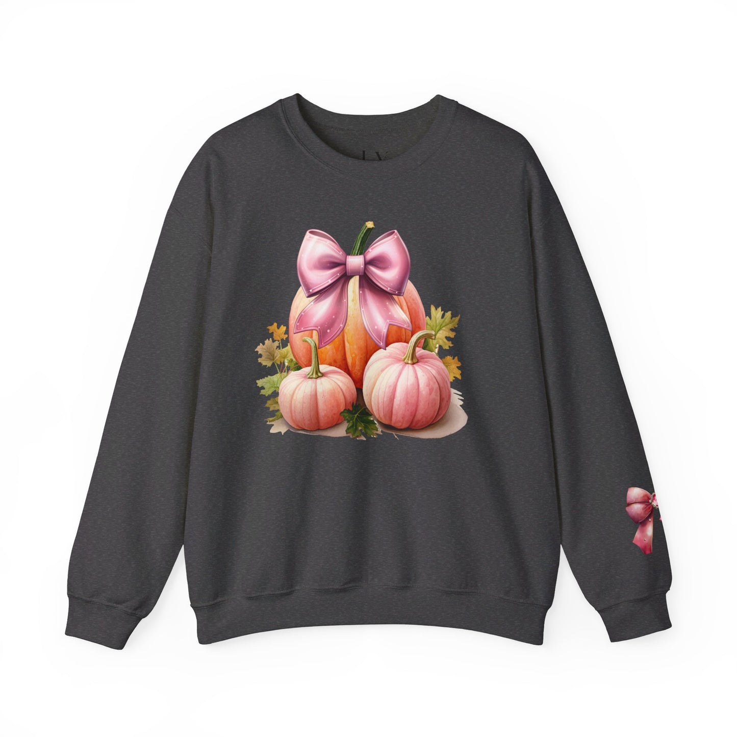 Pink Coquette Pumpkin Crewneck Sweatshirt