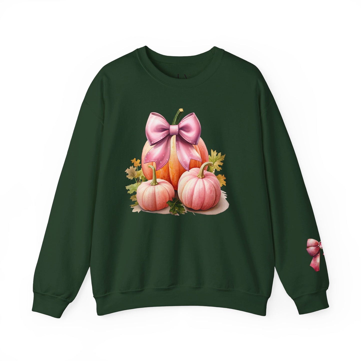 Pink Coquette Pumpkin Crewneck Sweatshirt