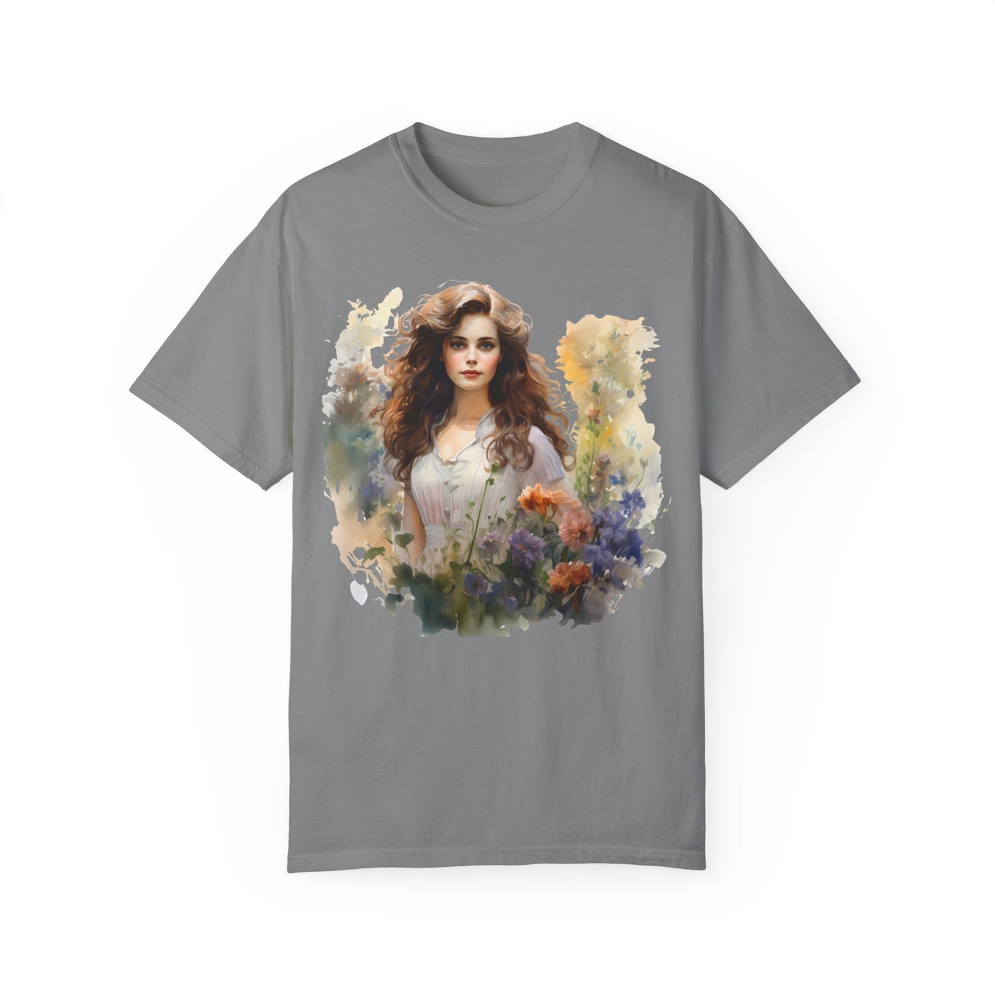 Wild Flower Vintage Girl   T-shirtWild Flower Vintage Girl T-shirt - JOURNAL VENUE