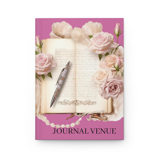 Vintage-style Chic Hardcover Journal - JOURNAL VENUE