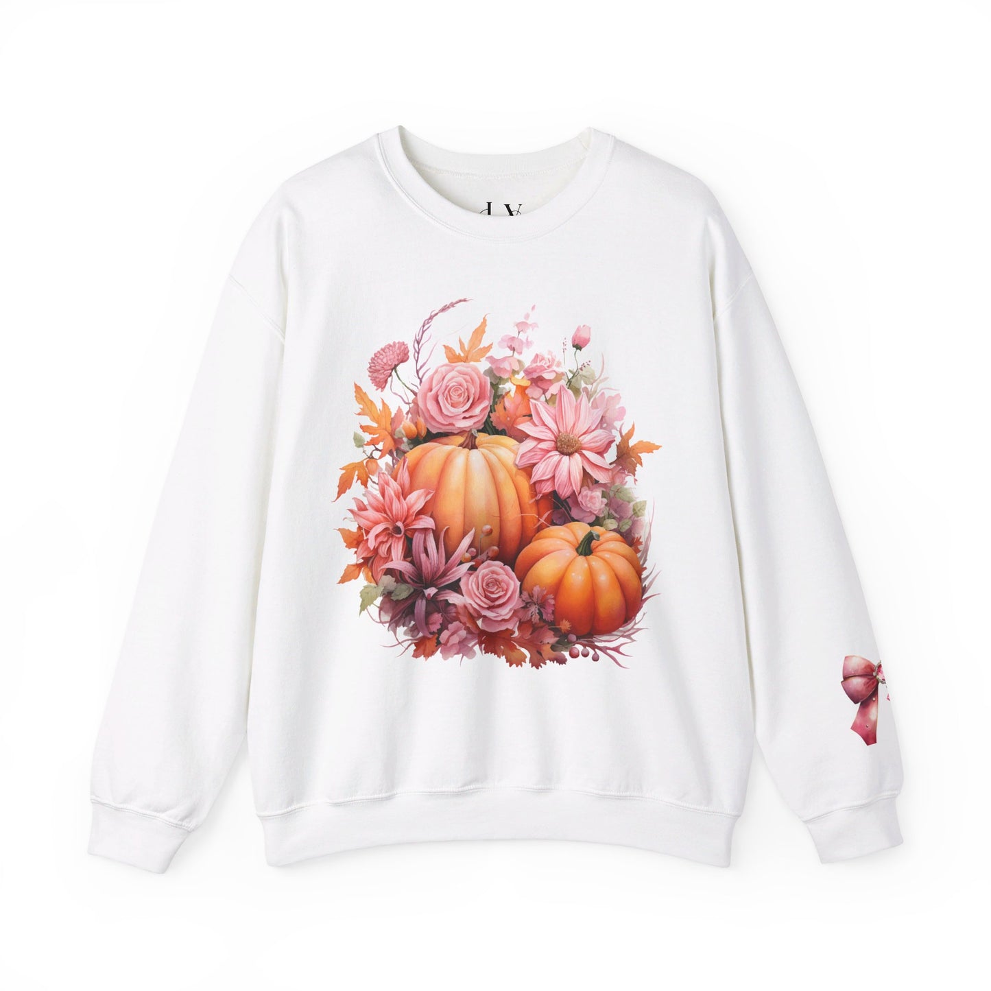 Pink Floral Pumpkin Sweatshirt