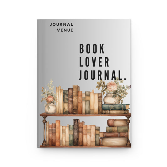 Hardcover Covered Matte Reading Notebooks Journals - JOURNAL VENUE