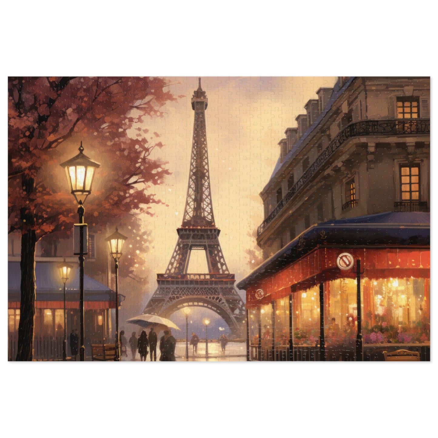 City Of Love Street Date Night Jigsaw Puzzle - JOURNAL VENUE