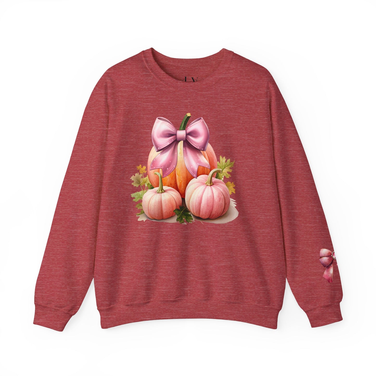 Pink Coquette Pumpkin Crewneck Sweatshirt