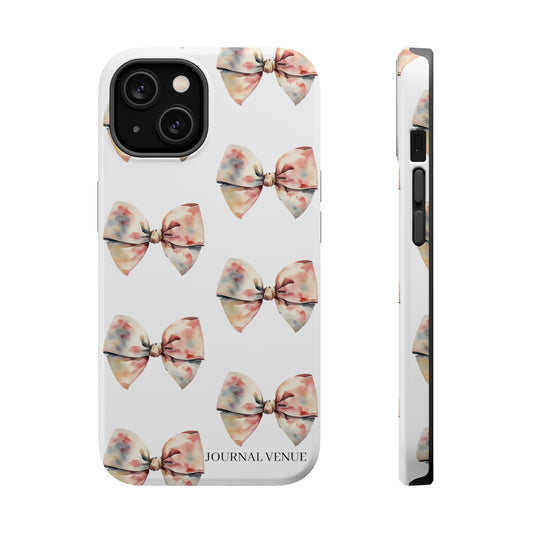 Coquette Girly Bow Pattern Iphone Cases  - JOURNAL VENUE