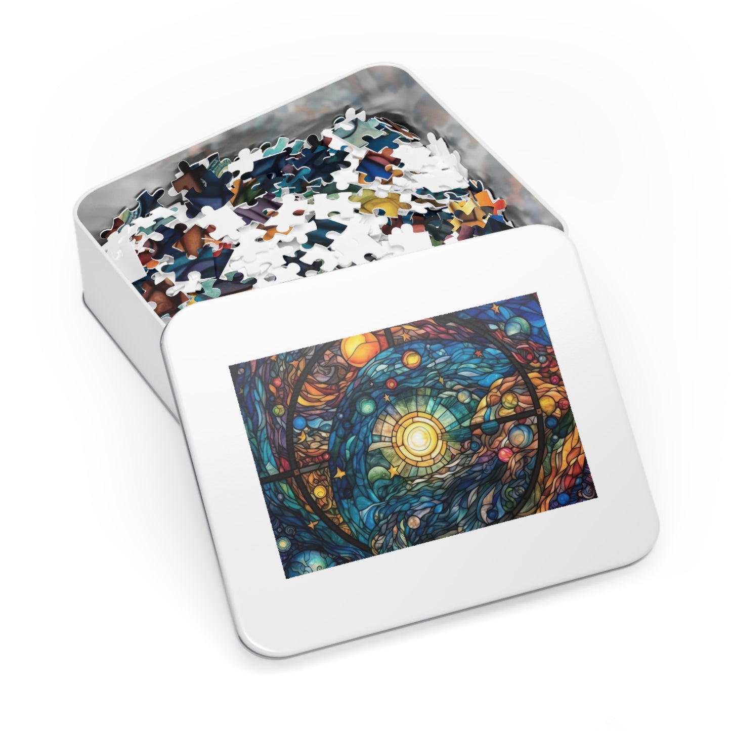 Heavenly Stained Glass Jigsaw Puzzle - JOURNAL VENUE