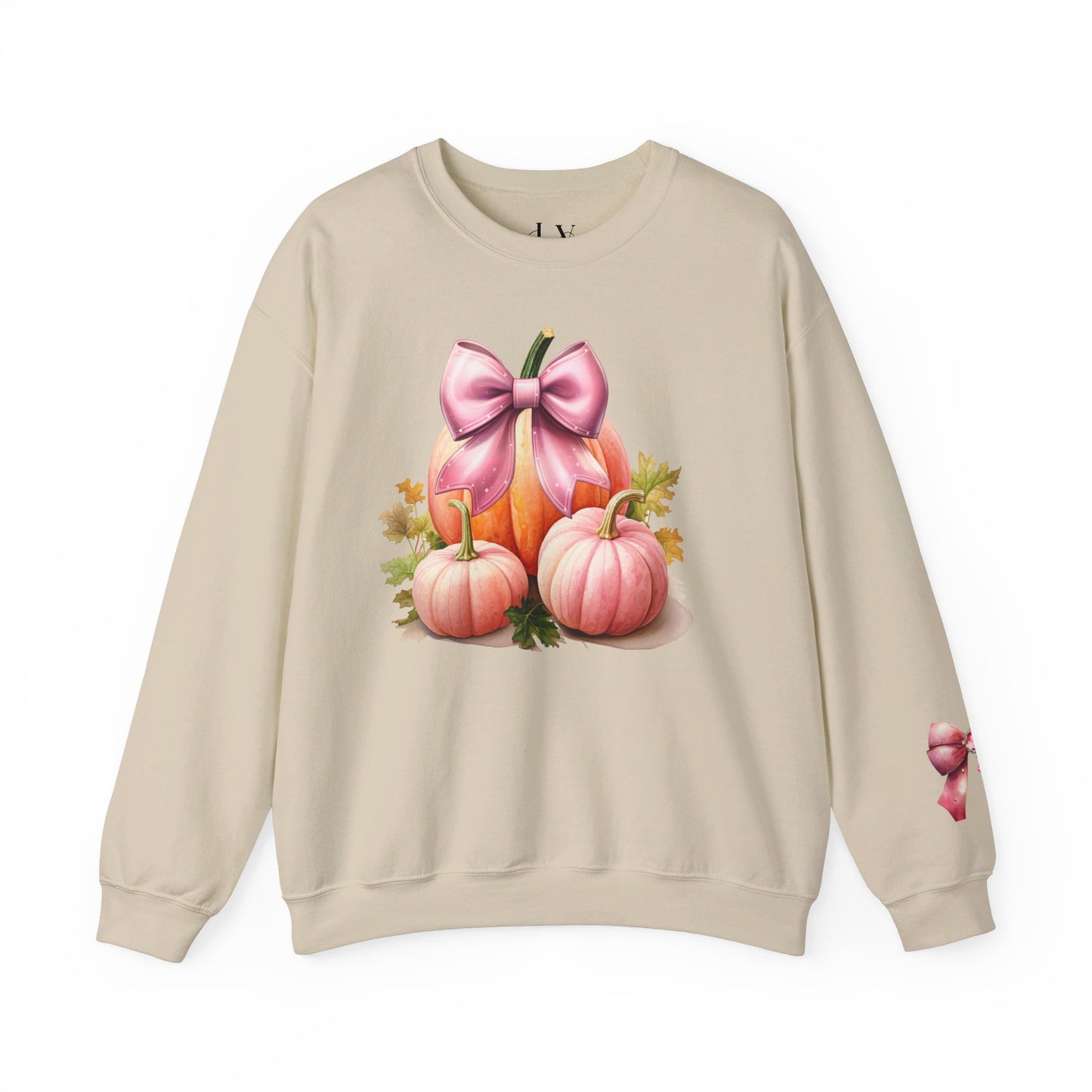 Pink Coquette Pumpkin Crewneck Sweatshirt