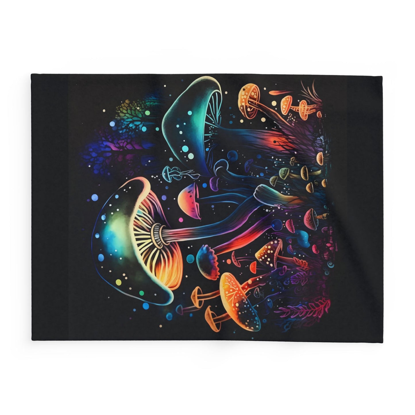 Dancing Mushroom Arctic Fleece Blanket