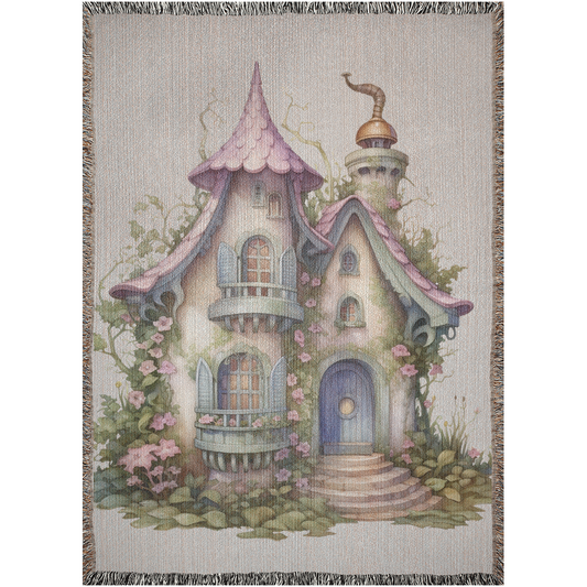 Fairy House Woven Blankets