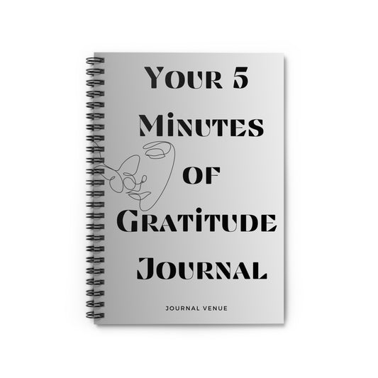 5 Minutes Gratitude Journal Notebooks - JOURNAL VENUE