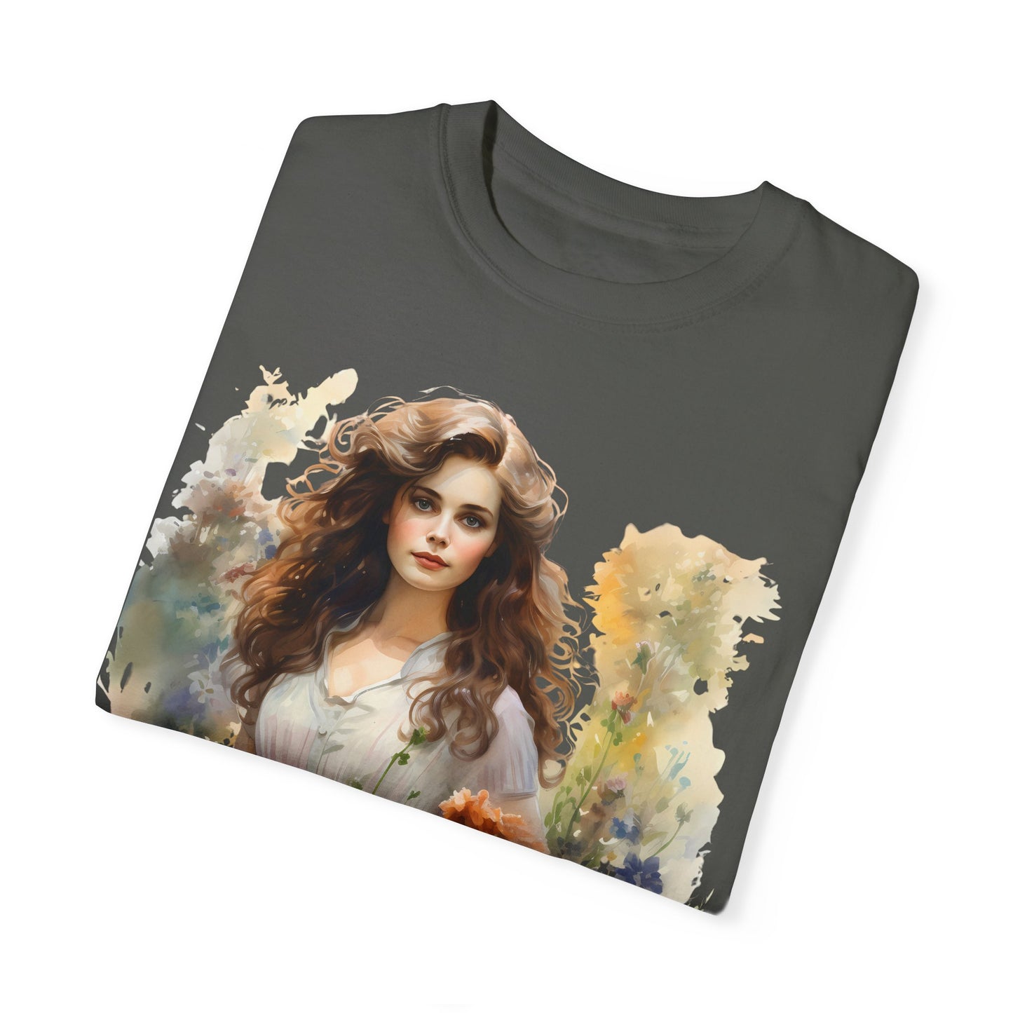 Wild Flower Vintage Girl T-shirt - JOURNAL VENUE