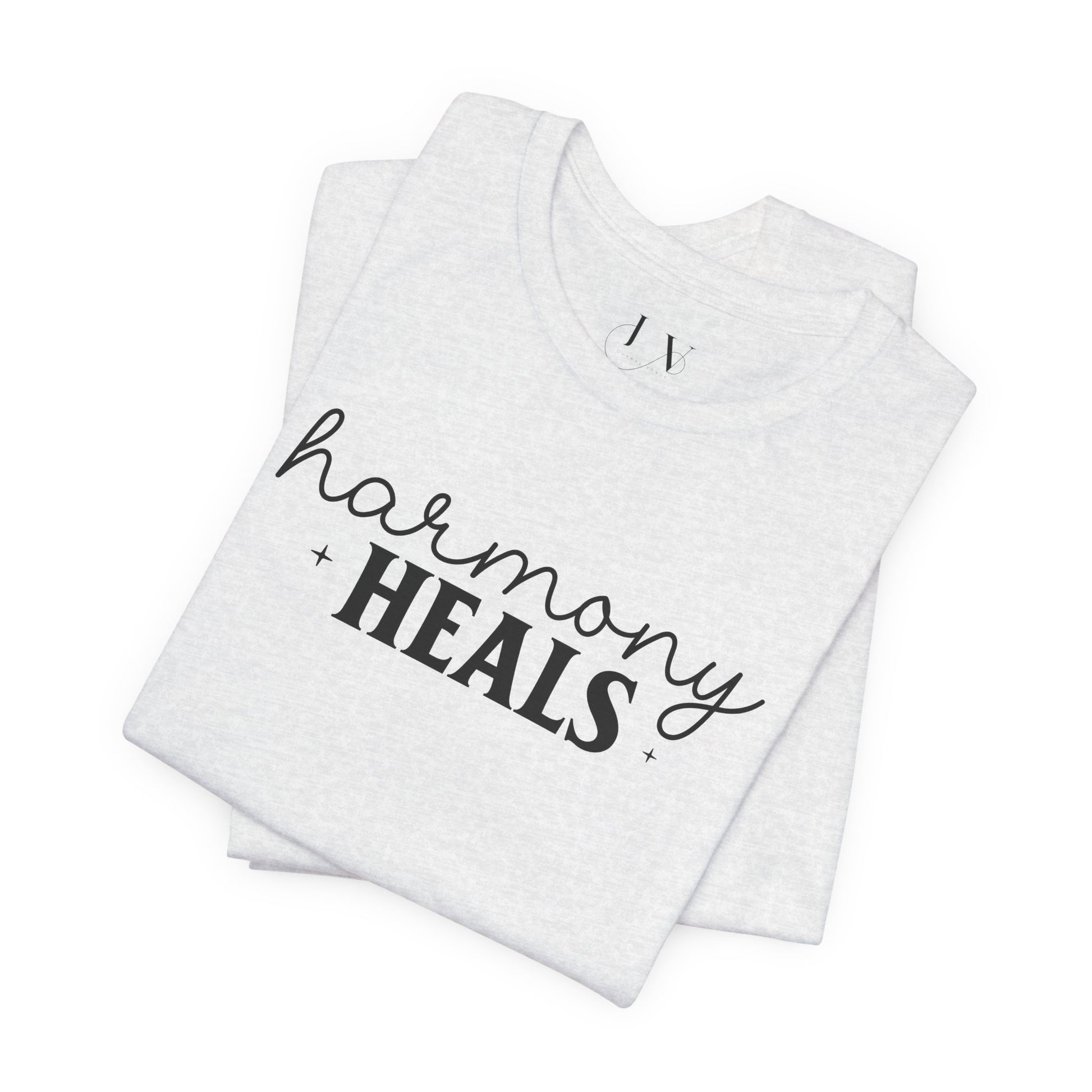 Harmony Heals Self Care Short Sleeve Tee - JOURNAL VENUE