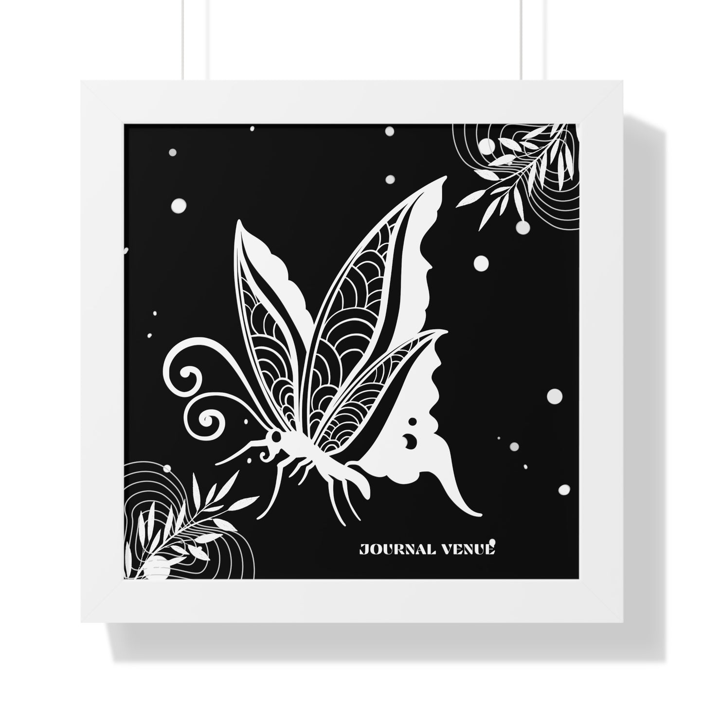  Whimsical Royal Butterfly Framed Wall Art  Poster - JOURNAL VENUE