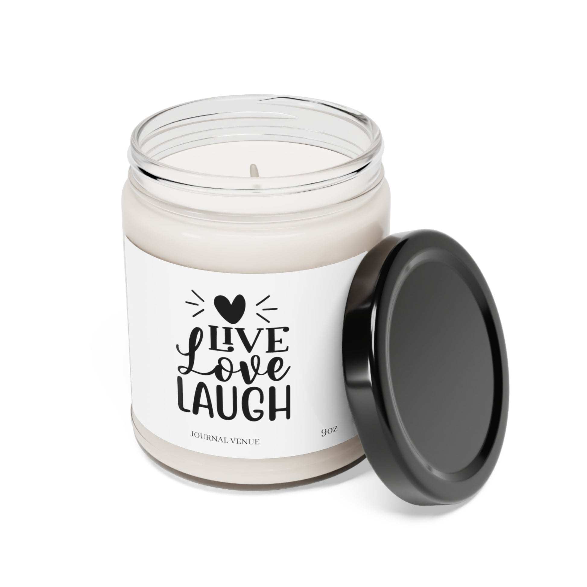 Live Love Laugh Scented Soy Candle - JOURNAL VENUE