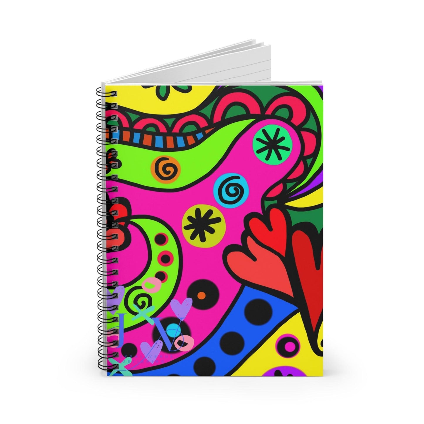 Colored Design Spiral Notebooks - JOURNAL VENUE