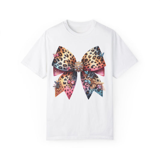 Vintage Leopard Rainbow Coquette T-shirt- JOURNAL VENUE